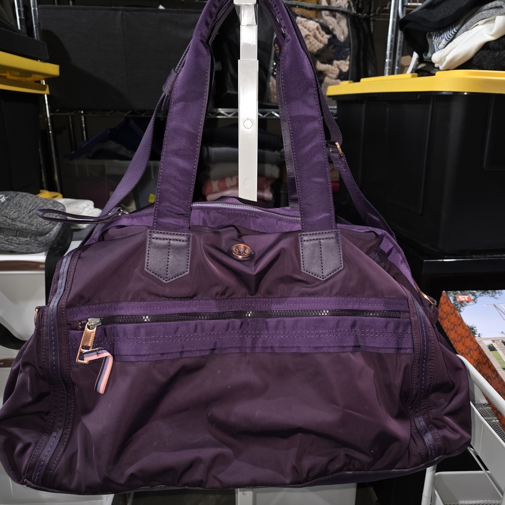 Luluemlon Purple Tote Bag